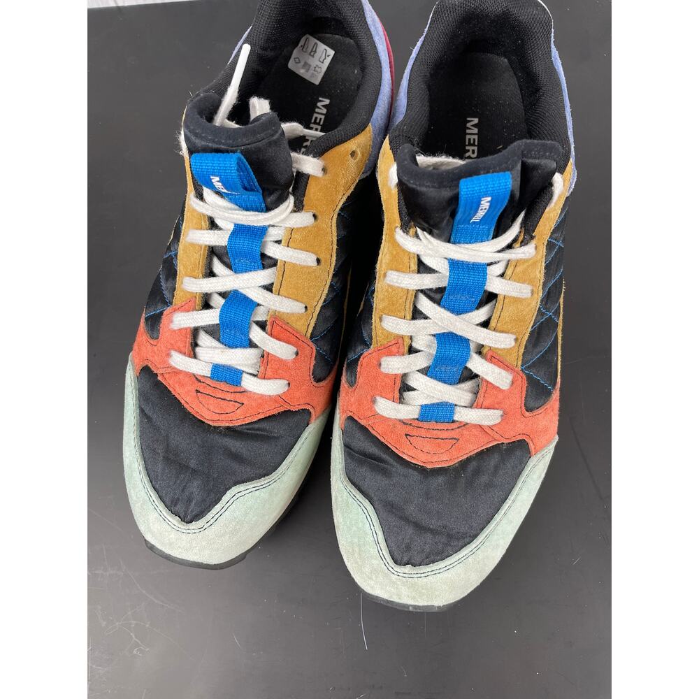 Merrell Alpine Retro Sneaker Multi-Color Block Suede Women's Size 10 - Picture 2 of 9